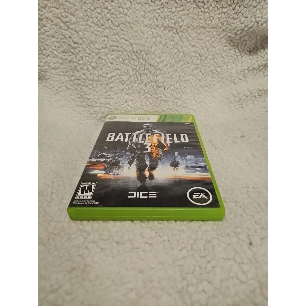 Battlefield 3 (Microsoft Xbox 360,‎ 2011) Tested Working No Manual Free Shipping